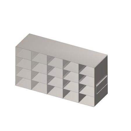 Custom Biogenic Freezer Rack, Upright, for 2" Box, 5x4 Array 247592